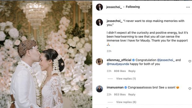 Maudy Ayunda dan Jesse Choi Maudy Ayunda dan Jesse Choi
