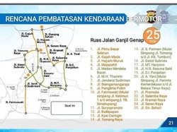 Peta 25 Titik yang Dikaji Jadi Zona Gage di Jakarta