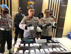 Polisi Tangkap 2 Terduga Pengedar Sabu 1,4 Kg di Kendari