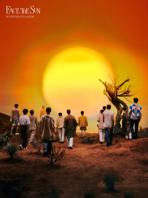 Potret SEVENTEEN dalam foto konsep album Face the Sun versi Ray
