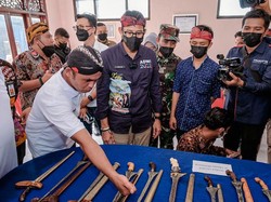Tak Selalu Klenik, Keris Jadi Doorprize di Bantul Creative Expo 2022