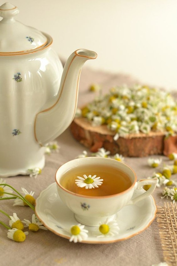 Teh ini berasal dari bunga Chamomile