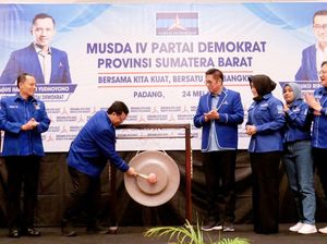 Terpilih Aklamasi, Mulyadi Kembali Pimpin Demokrat Sumbar