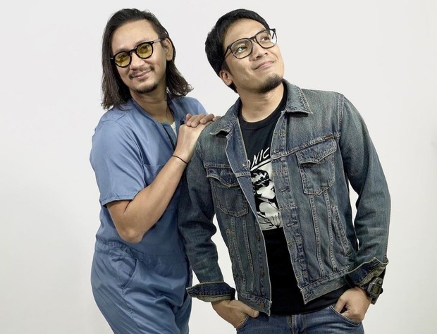Vincent Rompies dan Desta/Foto: Instagram.com/vindes.ig potret persahabatan artis yang selalu kompak hingga bertahun-tahun