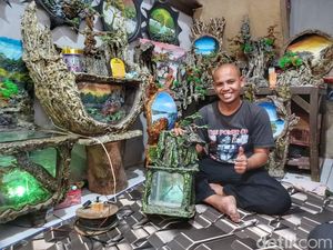 Wow! Warga Rancaekek Olah Diapers Jadi Karya Cantik
