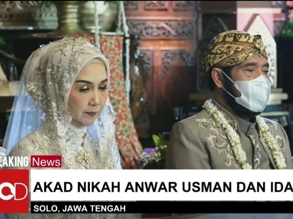 Sah! Ketua MK Resmi Menikah dengan Adik Jokowi