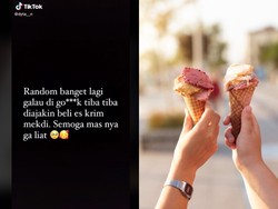 Driver Ojol Hibur Pelanggan yang Galau dengan Ajak Beli Es Krim