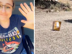 Dapat Tip Kecil, Pengantar Makanan Ini Taruh Makanan Pelanggan di Tengah Jalan