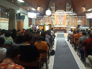 Peringatan Kenaikan Isa Almasih di Denpasar