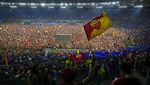 Potret AS Roma Rayakan Juara UEFA Conference League