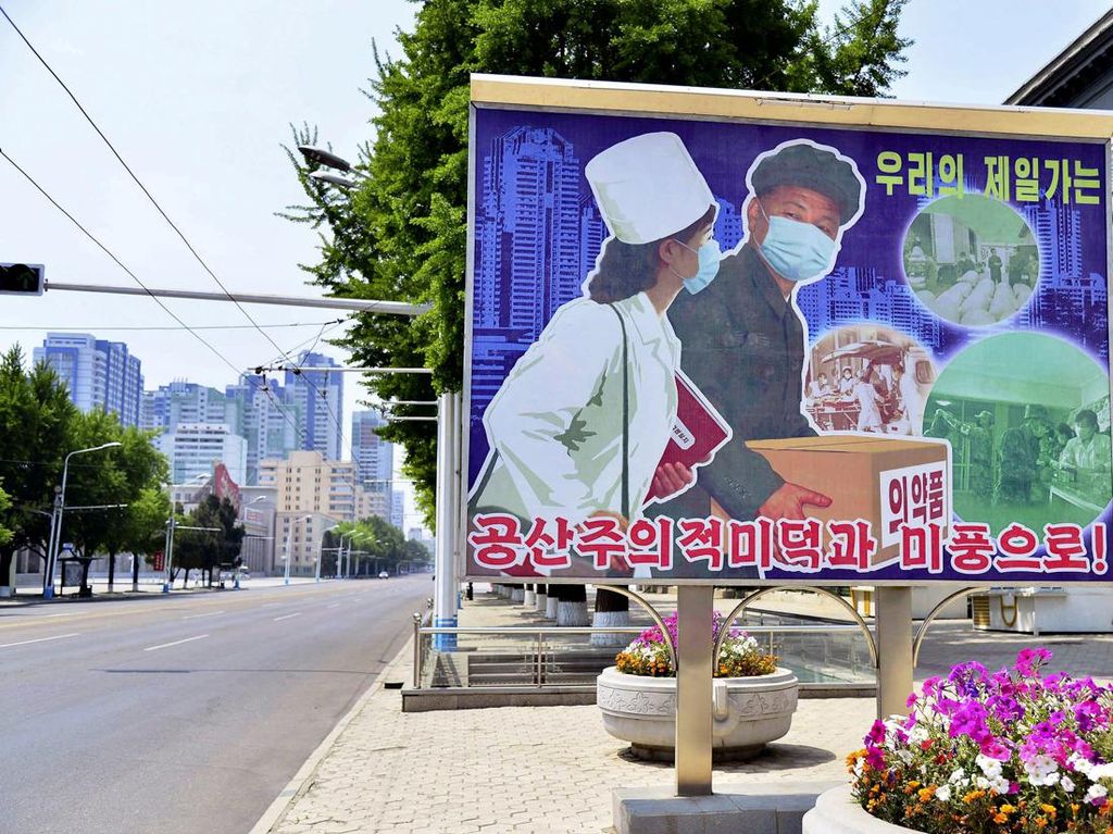 Pyongyang Bak Kota Mati Gegara Dihantam Covid-19