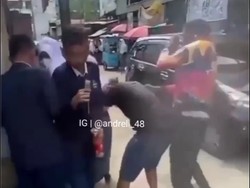 Viral Video WNA Pukul Pengendara di Palembang