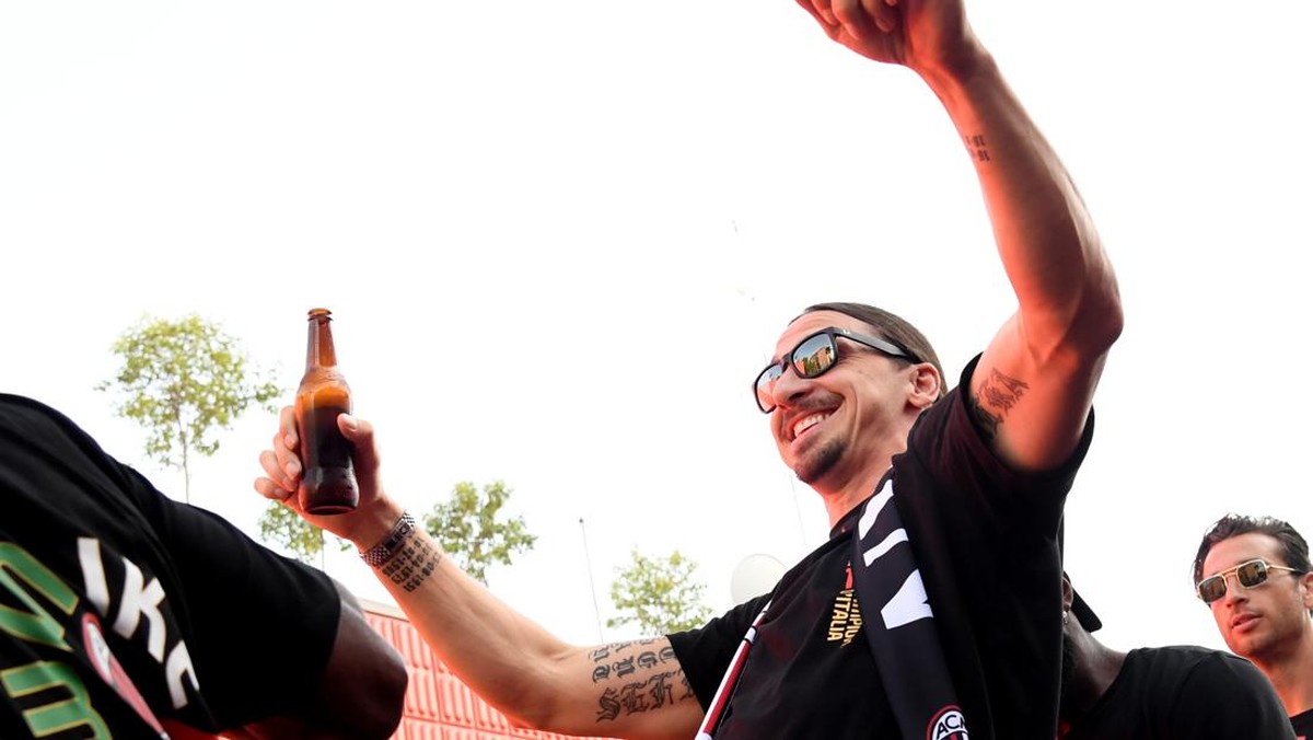 Zlatan Ibrahimovic bakal absen delapan bulan. (Foto: AC Milan via Getty Images/Claudio Villa)
