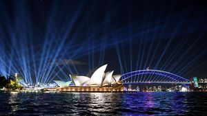 Keren Banget! Tata Cahaya Festival Vivid Sydney Bikin Geleng Kepala