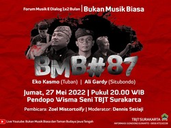 Saksikan! Bukan Musik Biasa Seri 87 di Wisma Seni TBJT Malam Ini