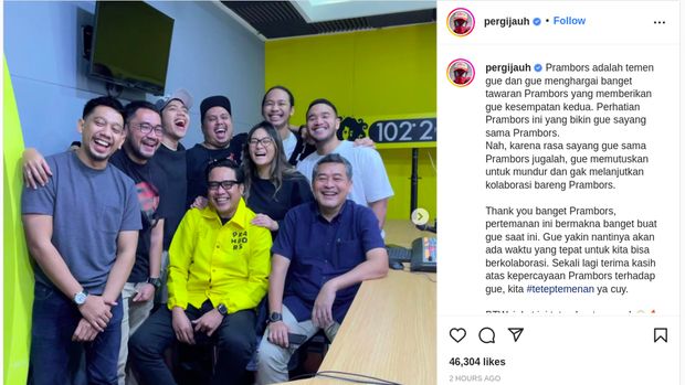 Pengumuman Gofar Hilman mundur dari Prambors
