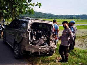 Bokong Mobil Diseruduk KA Argo Wilis di Klaten, 2 Penumpang Selamat
