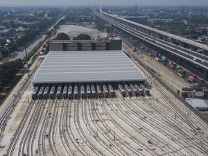 Mantap! Jalur LRT Jabodebek Sudah Tersambung Mantap! Jalur LRT Jabodebek Sudah Tersambung