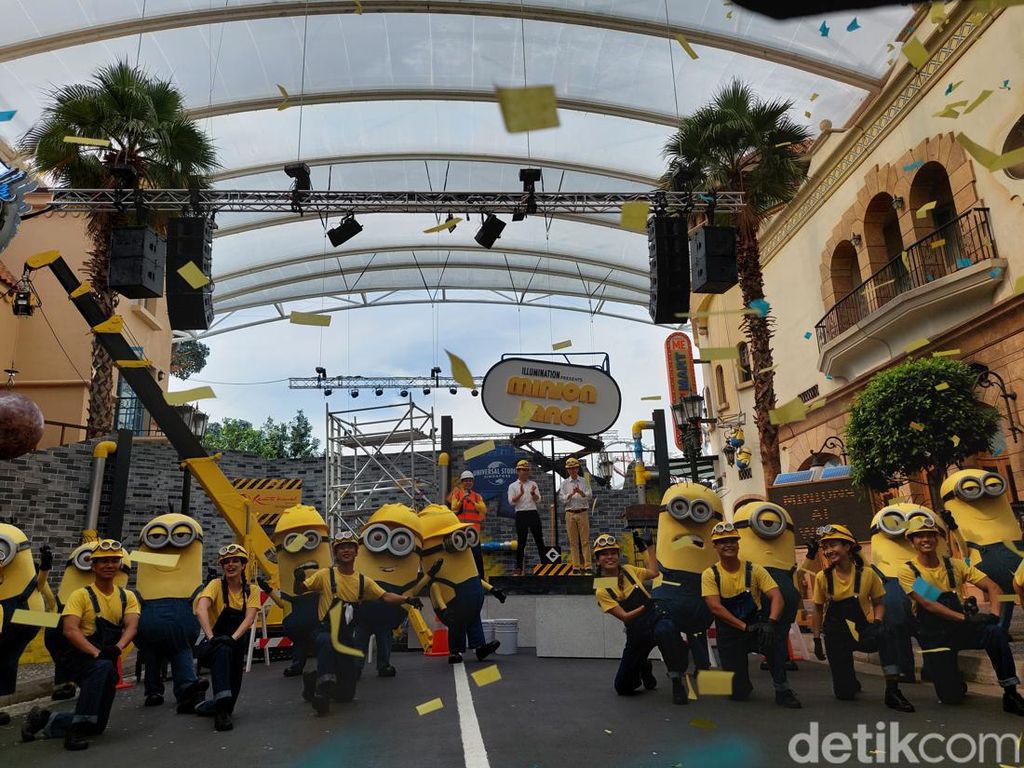 Aksi Kung Fu Minions yang Menggemaskan di Universal Studios Singapore!