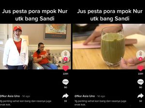 Nur Asia Bikin Jus Pesta Pora untuk Sandiaga Uno, Ini Racikannya Nur Asia Bikin Jus Pesta Pora untuk Sandiaga Uno, Ini Racikannya