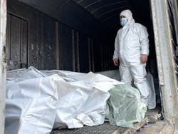 Jenazah Para Tentara Rusia Ditinggalkan di Sekitar Ibu Kota Ukraina