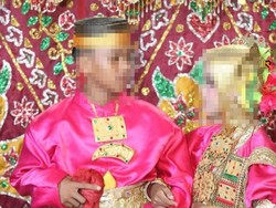 Kisah Sejoli Bocah di Mamuju Menikah Dini, Jatuh Cinta Usai Kenalan di FB