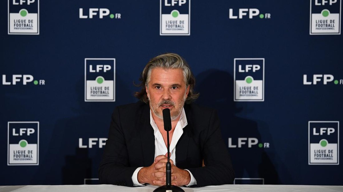 Presiden Ligue 1, Vincent Labrune. (Foto: AFP via Getty Images/FRANCK FIFE)