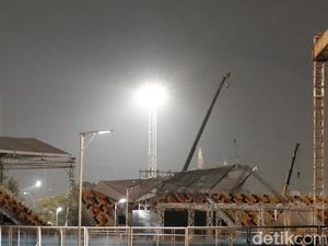 Jakpro Sebut Atap Tribun Formula E Roboh karena Belum Selesai Konstruksi