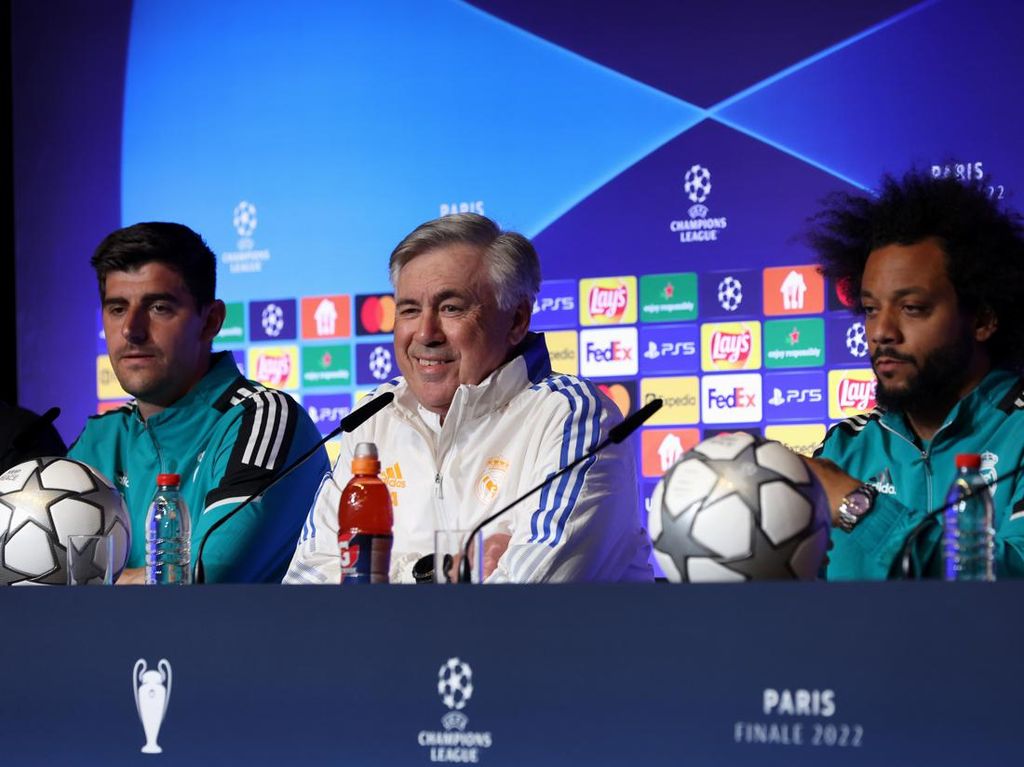 Final Liga Champions: Guyonan Ancelotti saat Ditanya Line Up