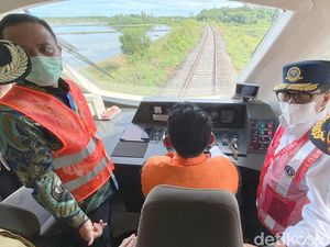 Menhub Jajal Kereta Api Maros-Barru yang Ditarget Beroperasi Oktober