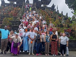 Ratusan Delegasi GPDRR 2022 Kunjungan Lapangan ke Pura Besakih