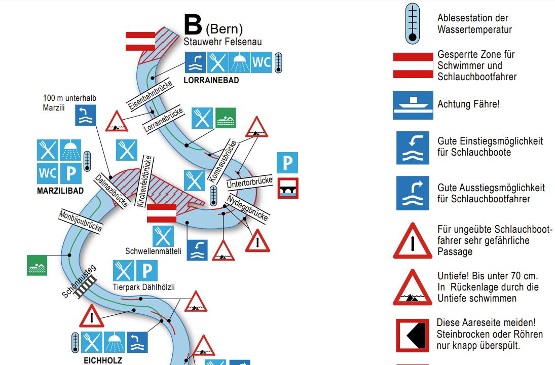 Peta Sungai Aare di Kota Bern Swiss Peta Sungai Aare di Kota Bern Swiss tempat putra Ridwan Kamil menghilang yaitu Emmeril Khan Mumtadz (Eril)