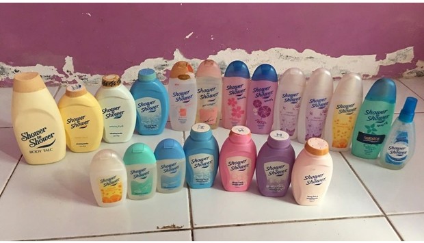 Shower to Shower/Foto: Instagram.com/naufalalghivieri Produk penghilang bau badan jadul