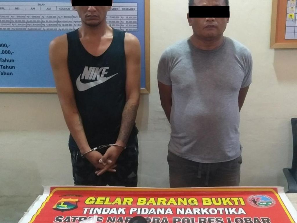 2 Pengedar Narkoba Buronan Polda Lampung Dibekuk di Lombok Barat