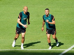 Mantap! Thiago-Fabinho Sudah Latihan Jelang Final Liga Champions
