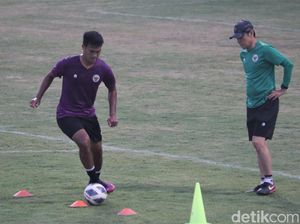 Intip Latihan Timnas Indonesia Jelang Bertanding Lawan Bangladesh