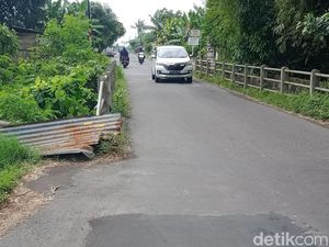 Jembatan Alternatif Juwiring Menyempit, Dikeluhkan Bikin Pengendara Kaget