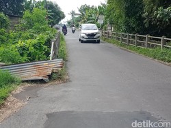 Jembatan Alternatif Juwiring Menyempit, Dikeluhkan Bikin Pengendara Kaget