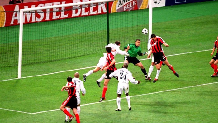 Lucio Bayer Leverkusen's Lucio jumps to head the equalising goal (Photo by Mike Egerton/EMPICS via Getty Images)