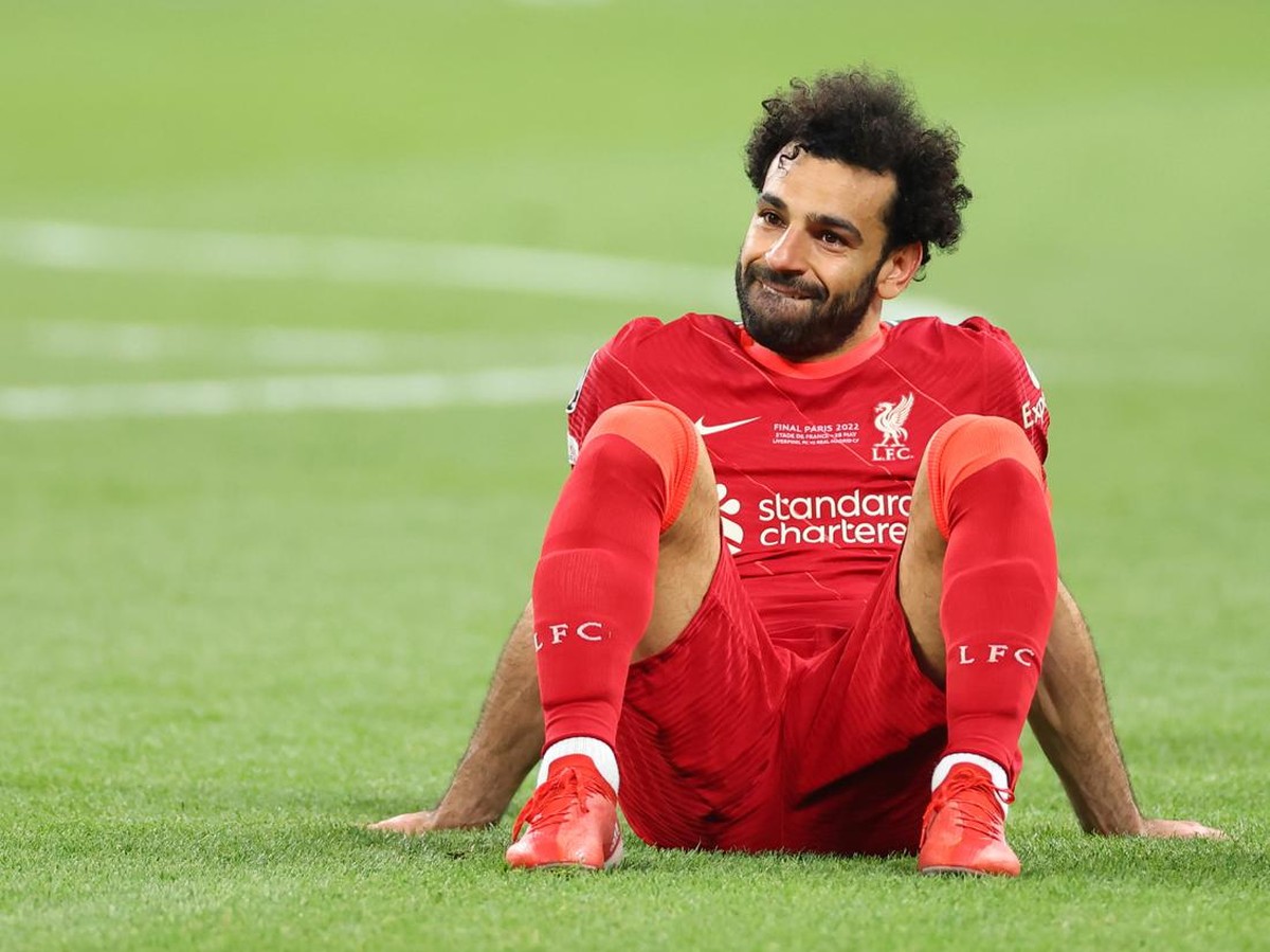 Mohamed Salah masih mau bertahan di Liverpool musim ini. (Foto: Robbie Jay Barratt - AMA/Getty Images)