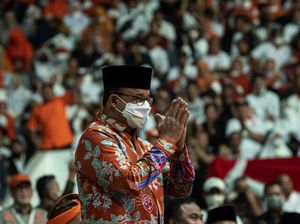 Momen Anies Baswedan Diteriaki Presiden di Milad Ke-20 PKS