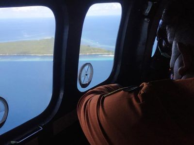 Potret Pencarian Korban Tenggelam KM Ladang Pertiwi