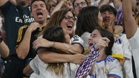 Madrid sejatinya banyak ditekan oleh Liverpool. Penampilan apik Thibaut Courtois di bawah gawang menjadi salah satu penentu keberhasilan juara LaLiga 2021/2022 ini. AP Photo/Andrea Comas.
