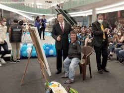 Sadikin Pard, Pelukis Difabel Tak Pernah Padam Berkarya