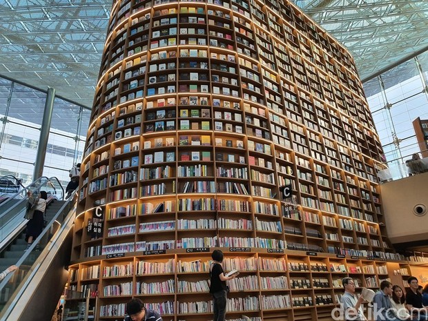 Starfield Library/ Foto: detikInet/Widya Wiyanti