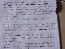 Ini Isi Surat Siswi MTs di Ngawi yang Hilang