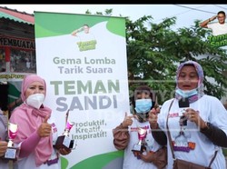 Relawan Teman Sandi Gelar Aksi Sosial & Lomba Kreativitas di Banyuasin