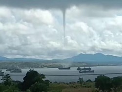 Heboh Angin Puting Beliung Muncul di Labuan Badas, BMKG: Hati-Hati