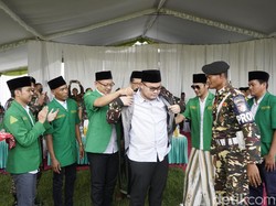 Pesan Khusus Bupati Kediri Usai Jadi Anggota Kehormatan Banser