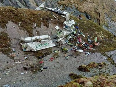 Jatuh di Ngarai Terjal Nepal, Pesawat Tara Air Hancur, Lihat Fotonya